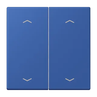 Rocker with arrow symbols for KNX push-button 2-gang
