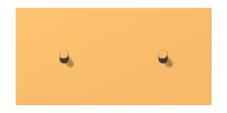 Centre plate with toggle lever "cylinder"