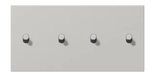 Centre plate with toggle lever "cylinder"