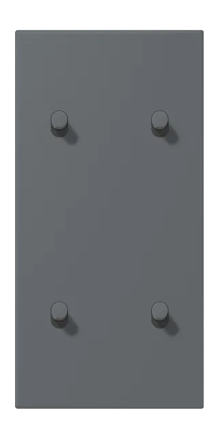 Centre plate with toggle lever "cylinder"