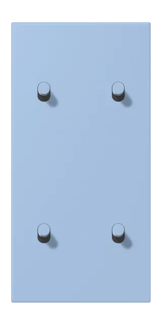 Centre plate with toggle lever "cylinder"