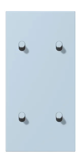 Centre plate with toggle lever "cylinder"