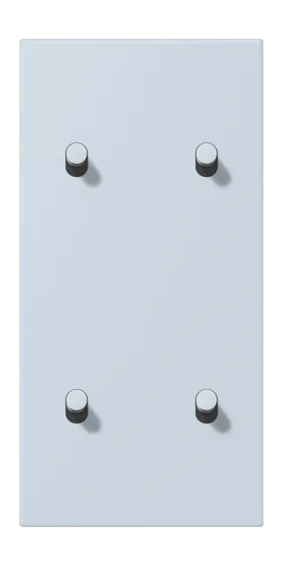 Centre plate with toggle lever "cylinder"