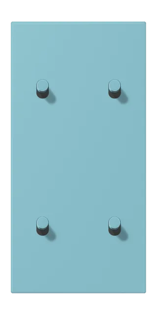 Centre plate with toggle lever "cylinder"
