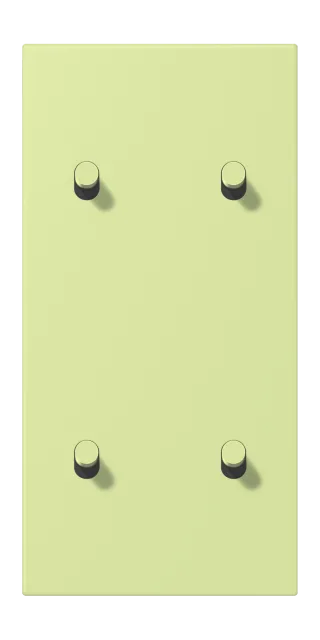 Centre plate with toggle lever "cylinder"