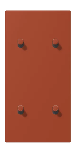 Centre plate with toggle lever "cylinder"
