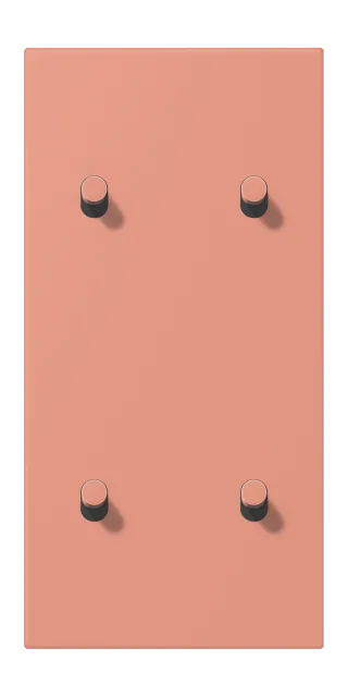 Centre plate with toggle lever "cylinder"