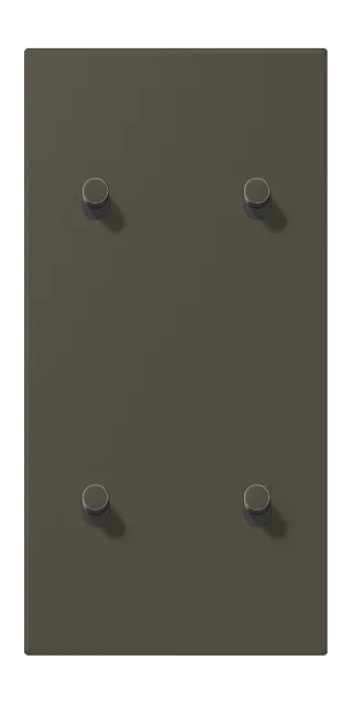 Centre plate with toggle lever "cylinder"