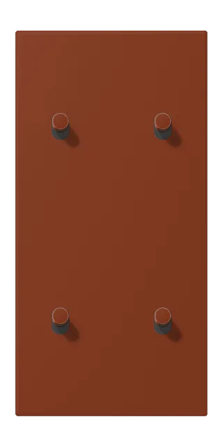 Centre plate with toggle lever "cylinder"