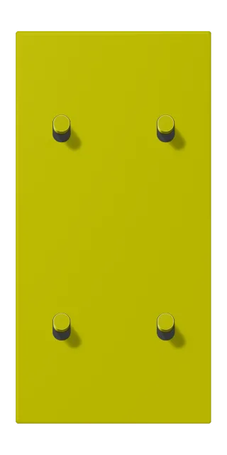 Centre plate with toggle lever "cylinder"