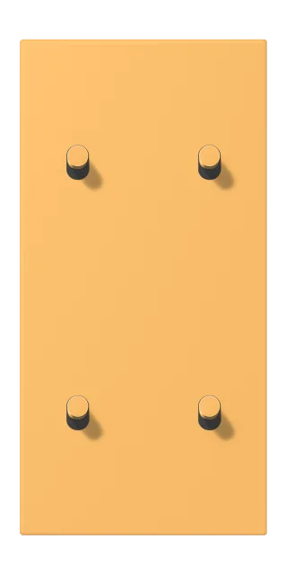 Centre plate with toggle lever "cylinder"