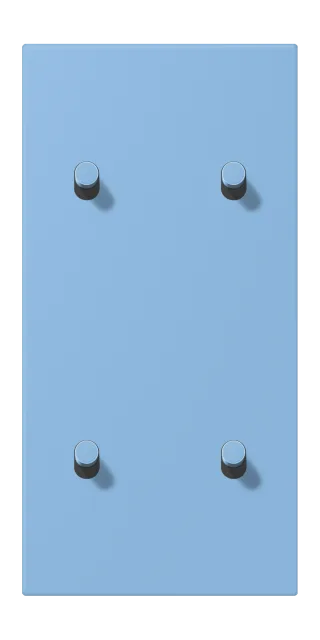Centre plate with toggle lever "cylinder"