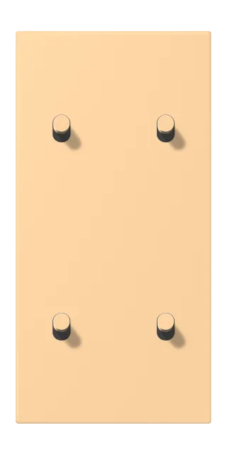Centre plate with toggle lever "cylinder"