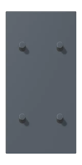 Centre plate with toggle lever "cylinder"