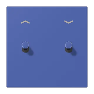 Centre plate with toggle lever "cylinder"