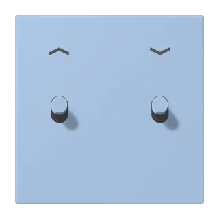 Centre plate with toggle lever "cylinder"