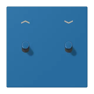 Centre plate with toggle lever "cylinder"