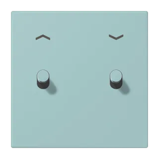 Centre plate with toggle lever "cylinder"