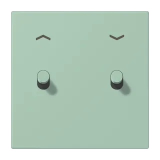 Centre plate with toggle lever "cylinder"