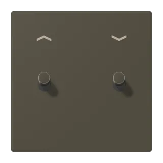 Centre plate with toggle lever "cylinder"