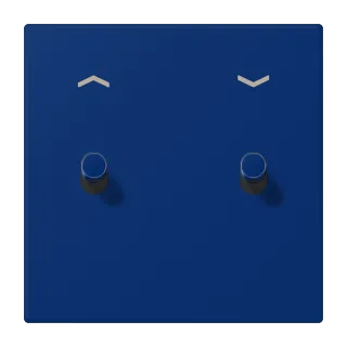 Centre plate with toggle lever "cylinder"