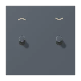 Centre plate with toggle lever "cylinder"