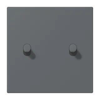 Centre plate with toggle lever "cylinder"