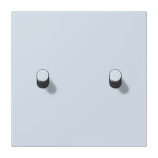 Centre plate with toggle lever "cylinder"
