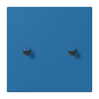 Centre plate with toggle lever "cylinder"
