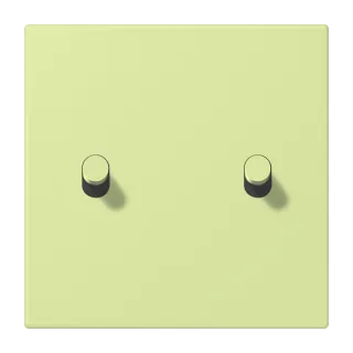 Centre plate with toggle lever "cylinder"