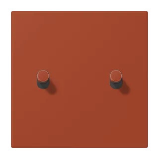 Centre plate with toggle lever "cylinder"