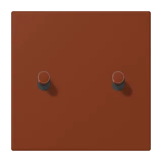 Centre plate with toggle lever "cylinder"
