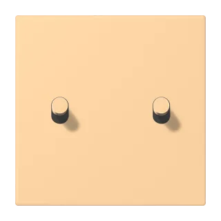 Centre plate with toggle lever "cylinder"