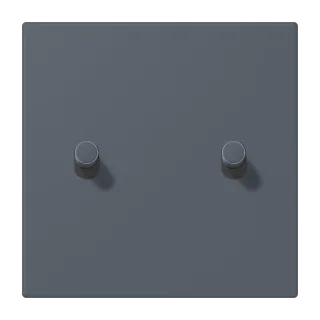 Centre plate with toggle lever "cylinder"
