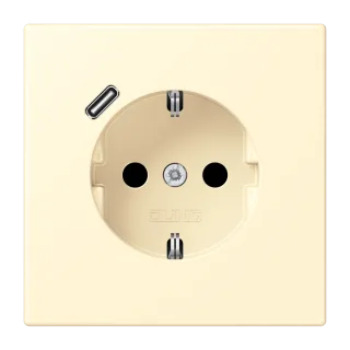 SCHUKO-розетка · защита от детей · пружинные зажимы · USB-зарядка