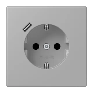 SCHUKO-розетка · защита от детей · пружинные зажимы · USB-зарядка