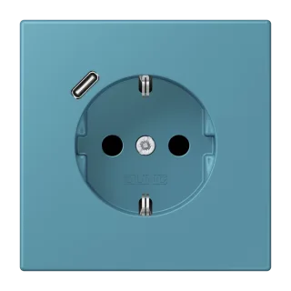 SCHUKO-розетка · защита от детей · пружинные зажимы · USB-зарядка