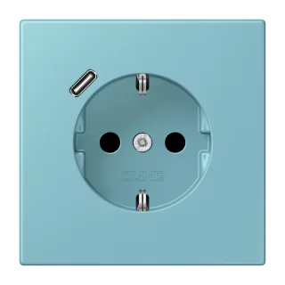 SCHUKO-розетка · защита от детей · пружинные зажимы · USB-зарядка