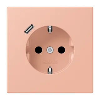 SCHUKO-розетка · защита от детей · пружинные зажимы · USB-зарядка