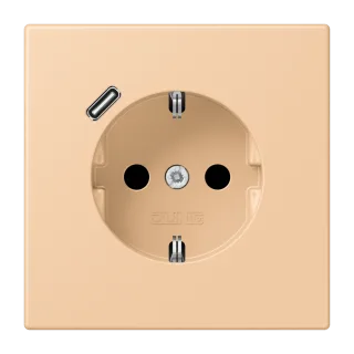 SCHUKO-розетка · защита от детей · пружинные зажимы · USB-зарядка