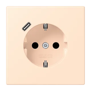 SCHUKO-розетка · защита от детей · пружинные зажимы · USB-зарядка