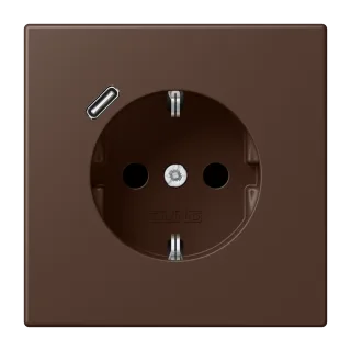 SCHUKO-розетка · защита от детей · пружинные зажимы · USB-зарядка