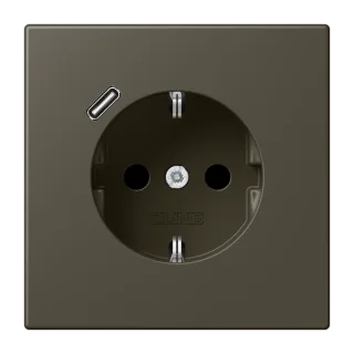 SCHUKO-розетка · защита от детей · пружинные зажимы · USB-зарядка