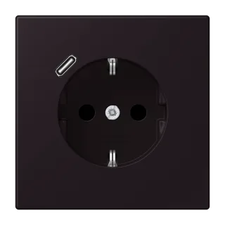 SCHUKO-розетка · защита от детей · пружинные зажимы · USB-зарядка