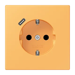 SCHUKO-розетка · защита от детей · пружинные зажимы · USB-зарядка