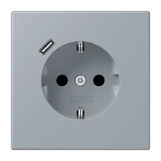 SCHUKO-розетка · защита от детей · пружинные зажимы · USB-зарядка