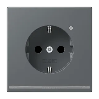 SCHUKO®-розетка с ориентационной светодиодной подсветкой · защита от детей · пружинные зажимы
