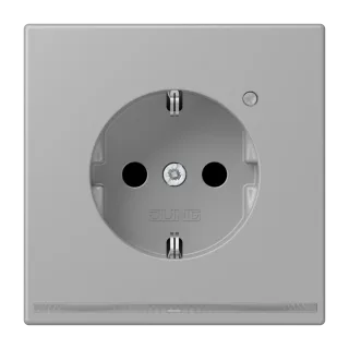 SCHUKO®-розетка с ориентационной светодиодной подсветкой · защита от детей · пружинные зажимы
