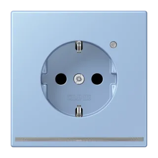 SCHUKO®-розетка с ориентационной светодиодной подсветкой · защита от детей · пружинные зажимы