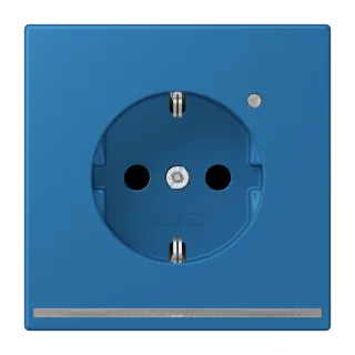 SCHUKO®-розетка с ориентационной светодиодной подсветкой · защита от детей · пружинные зажимы